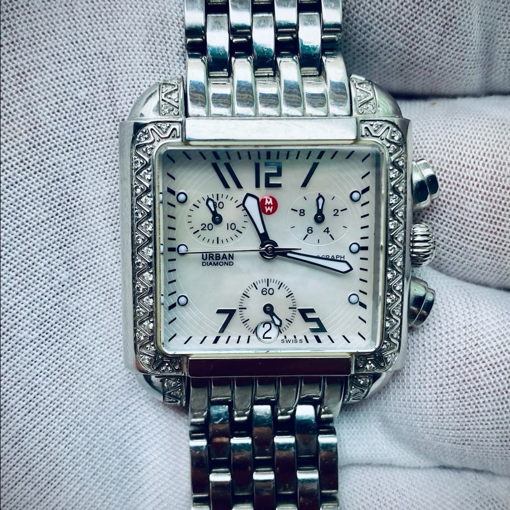 Michele Watch Chronograph with diamonds